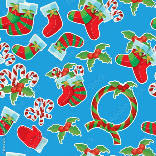 christmas decoration seamless pattern