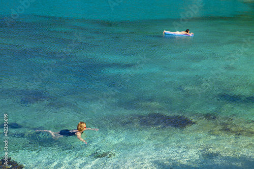 Fotografía grèce; ioniennes, kefalonia : plage de Foki