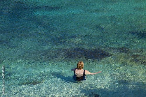 Fotografía grèce; ioniennes, kefalonia : plage de Foki
