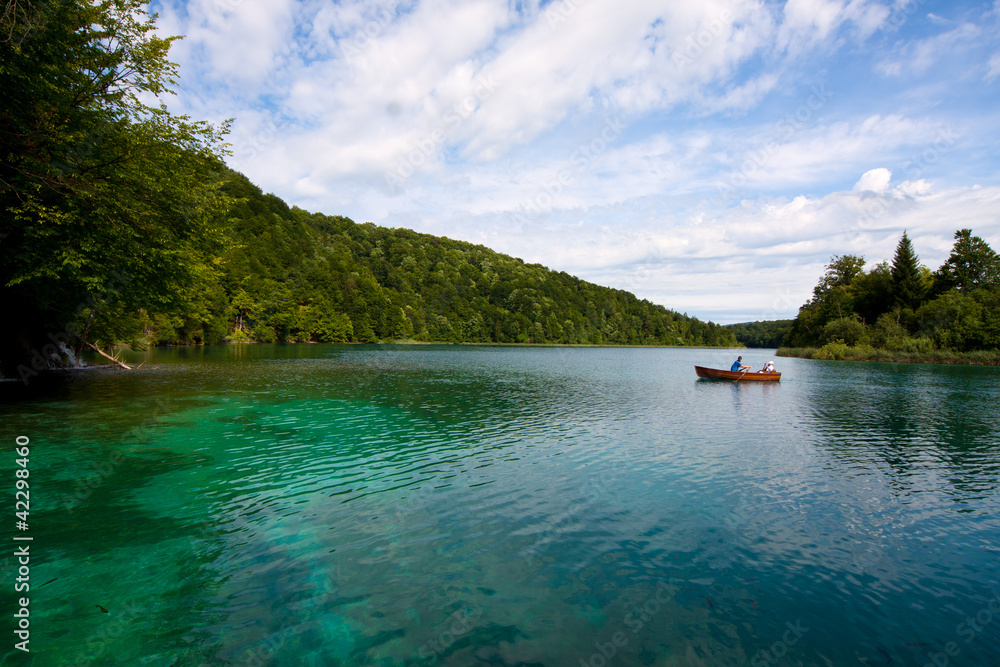 Plitvice lakes, national park, Croatia, UNESCO