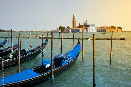 Gondolas in Venice © linkova