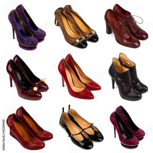 Multicolored female shoes-9