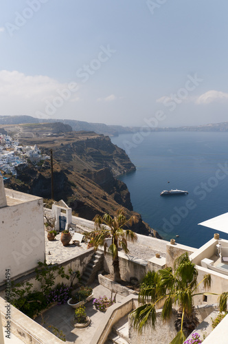 Fira the Capital of Santorini Greece