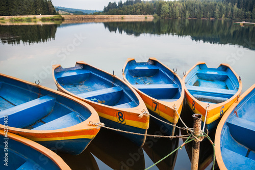 Wallpaper Mural blue boats Torontodigital.ca