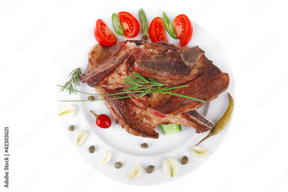 grilled beef meat fillet