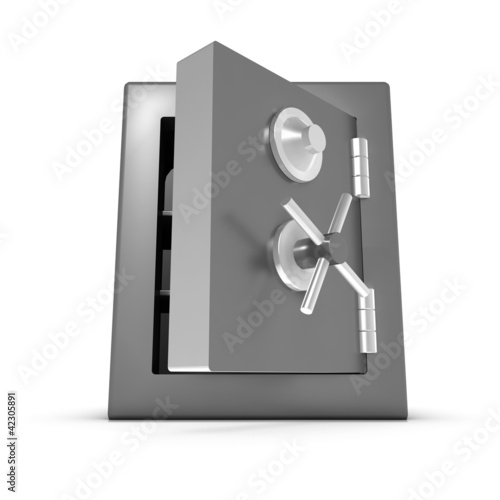 3d Secure Safe up view door open