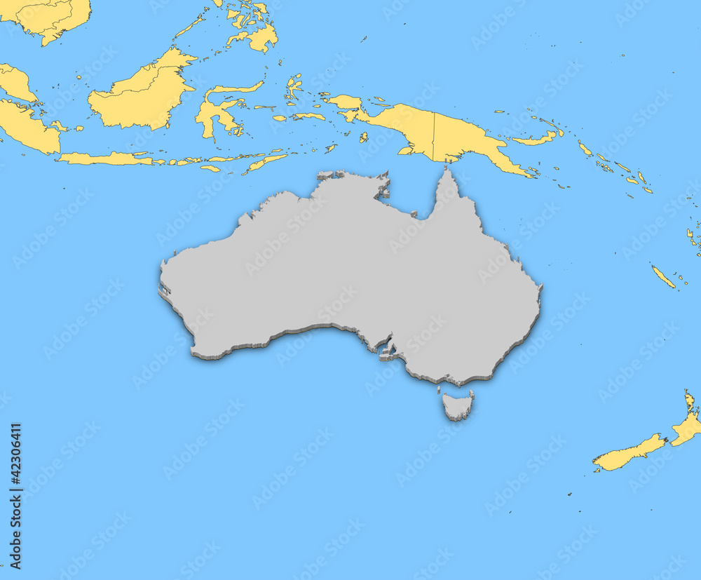 Obraz premium Map of Australia