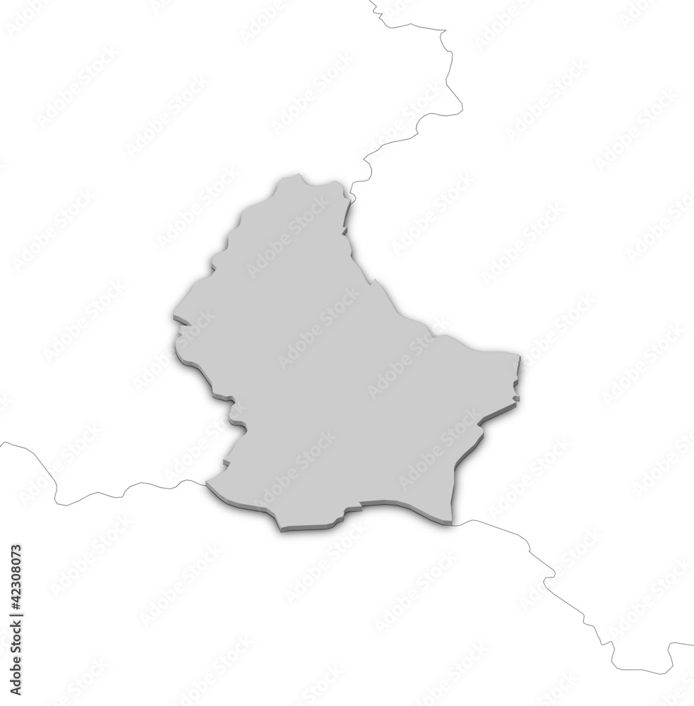 Map of Luxembourg