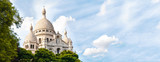 wide view of Basilica of the Sacred Heart of Paris