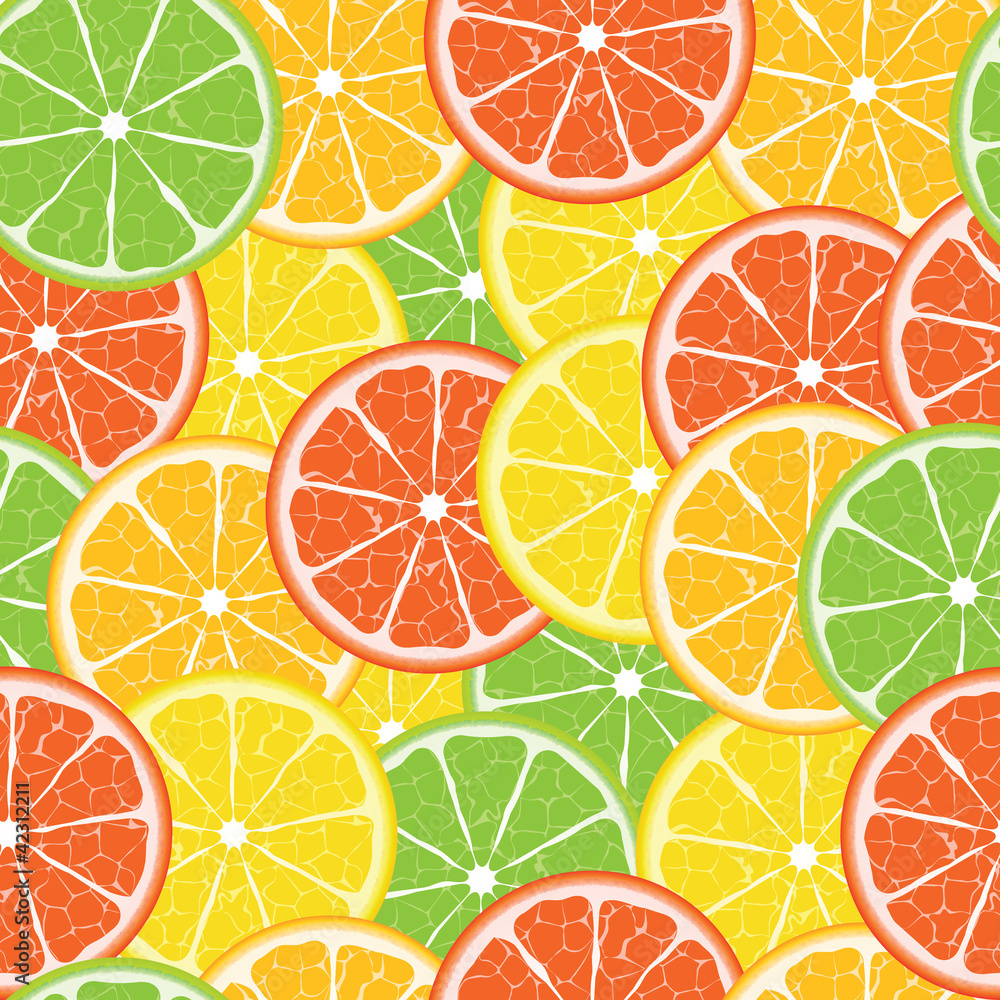 citrus vector seamless citrus vector seamless