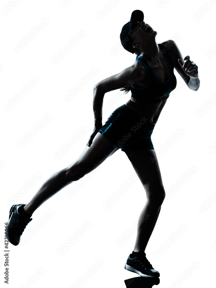 woman runner jogger cramp physical injury at legs woman runner jogger cramp physical injury at legs