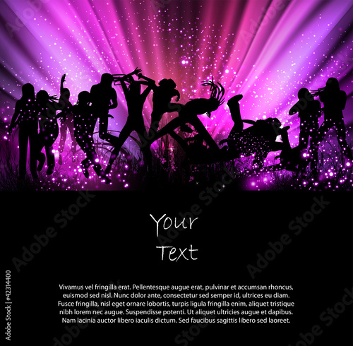 Party color background illustration