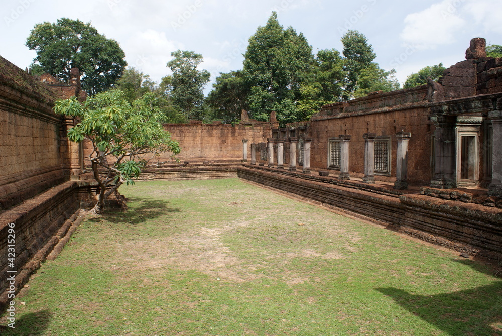 Ancient temple in Angkor, Cambodia Ancient temple in Angkor, Cambodia