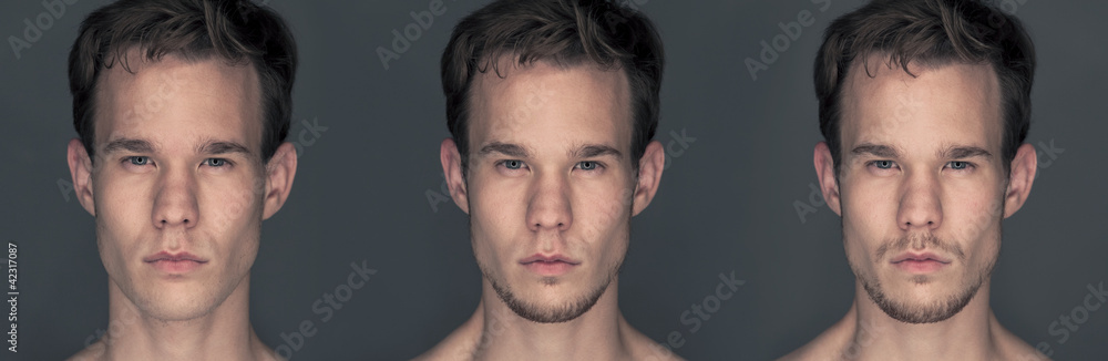 Obraz premium Young man's face