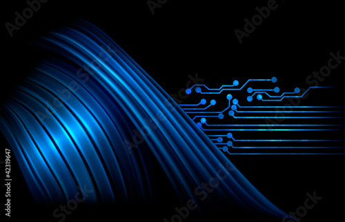 Business elegant abstract background with curcuit