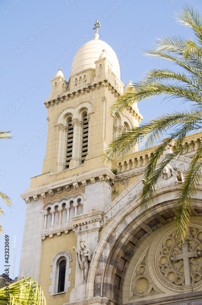 Cathedral of St Vincent de Paul  Avenue Habib Bourguiba Tunis T
