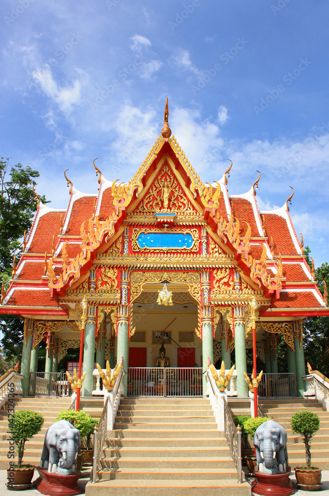 Naklejka premium temple buddha