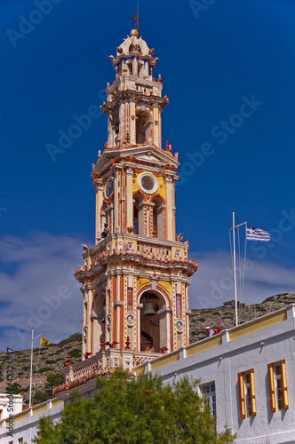 campanile del monastero di Panormitis
