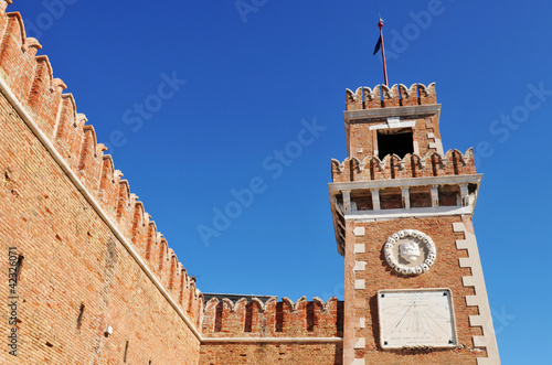 Arsenal caste in Venice, Italy