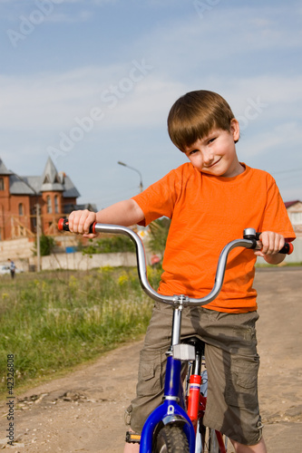 Boy with the bike
