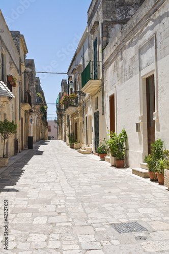 Alleyway. Martano. Puglia. Italy.