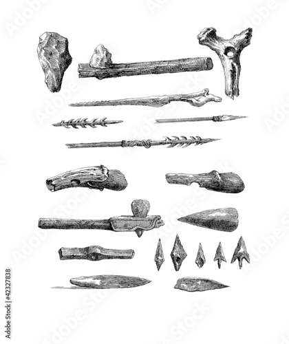 Stone Age Weapons - Armes - Waffen photo