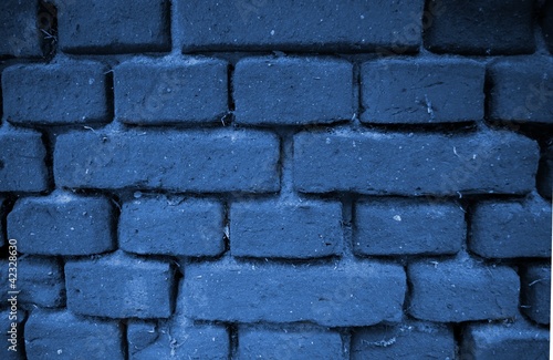 Blue wall photo