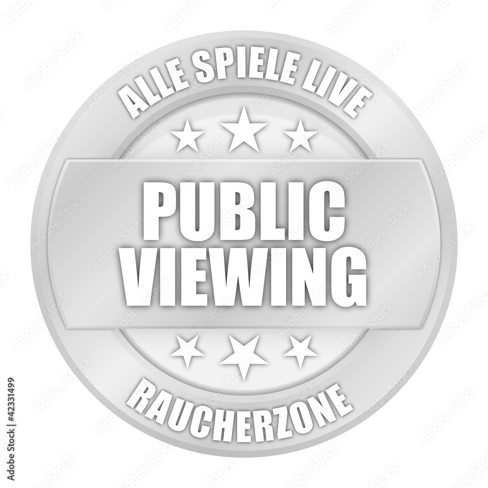 button 2012 public viewing raucherzone I