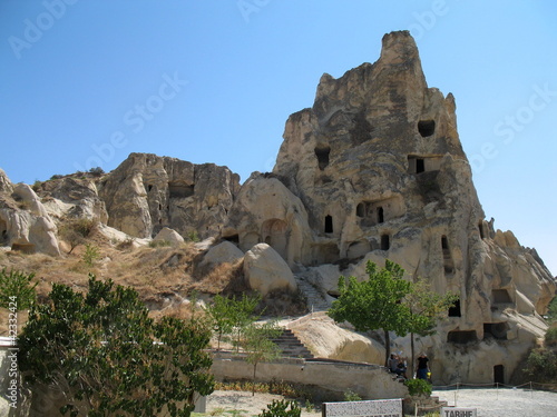 Ancient cave city in Goreme, Cappadocia, Turkey