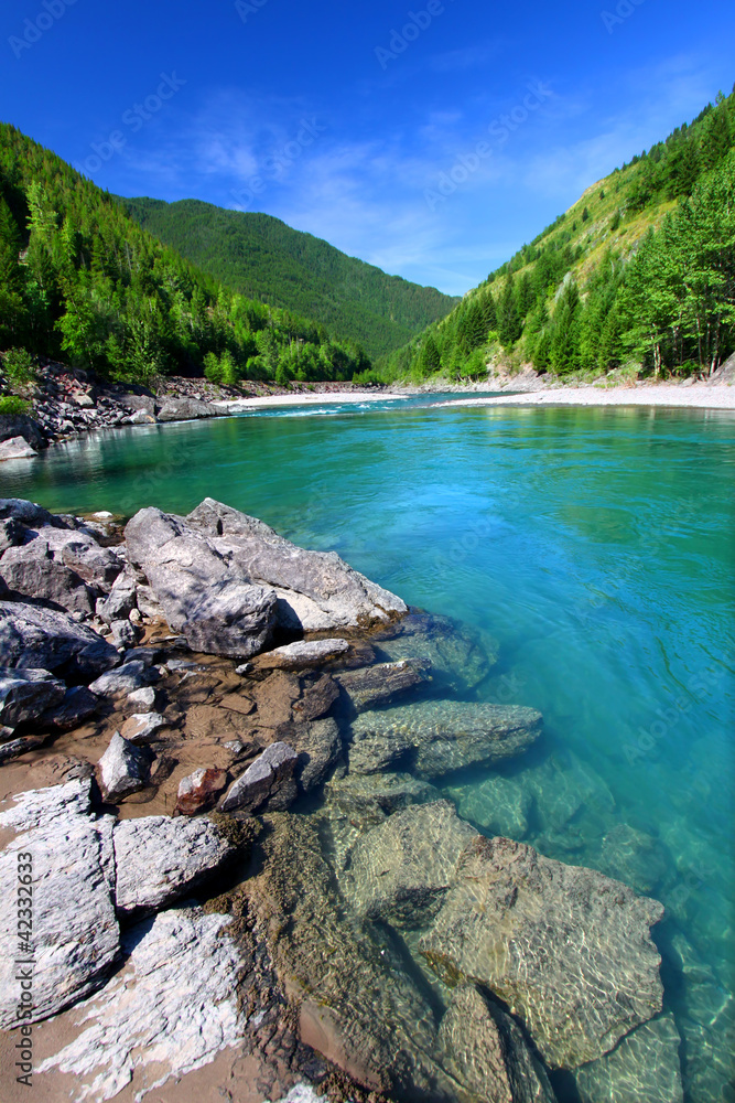 Flathead River Rapids Montana Flathead River Rapids Montana