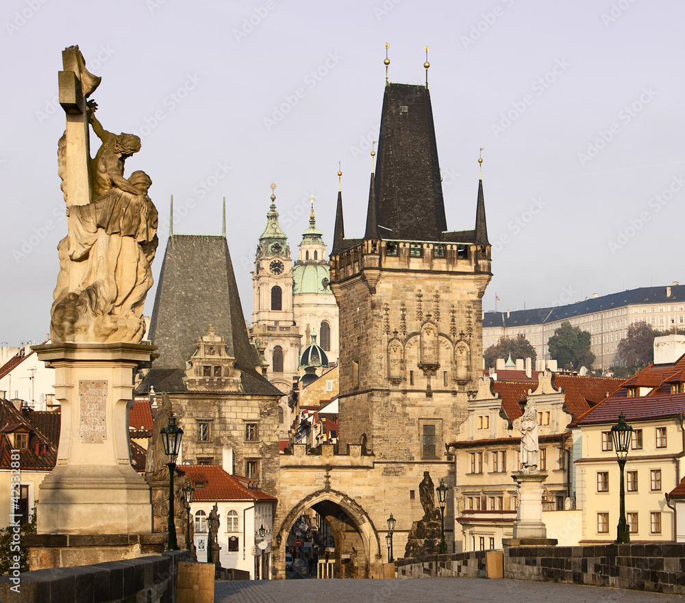 Fototapeta premium Charles Bridge and Lesser Town