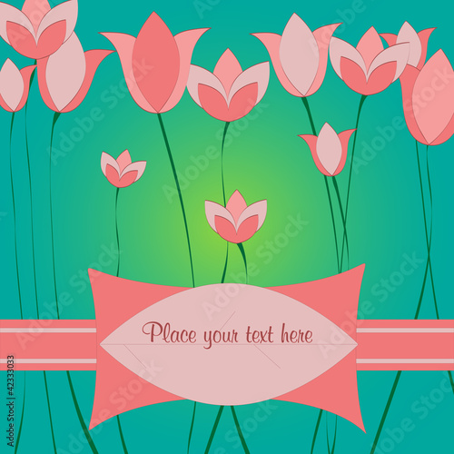 Flowers card