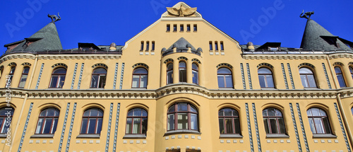 Classic cat building - Riga