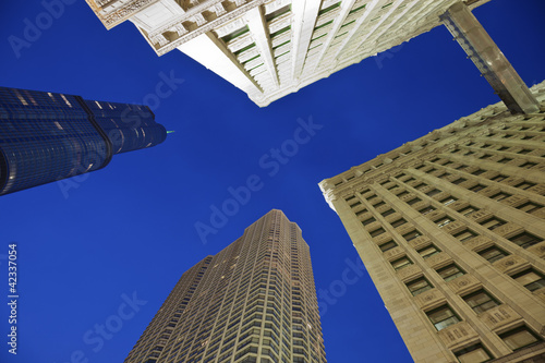 Trump Tower and Wrigley Building