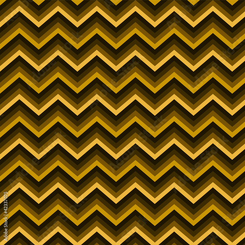 Pattern Retro Zig Zag Chevron Vector