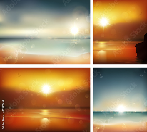 Seascape backgrounds.