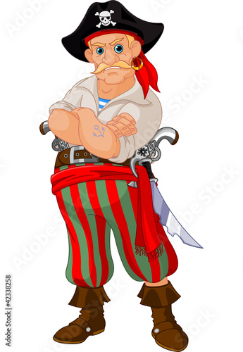 Cartoon pirate