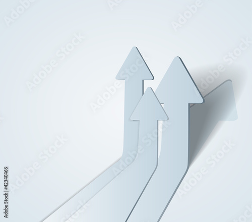 abstract vector 3D arrows background