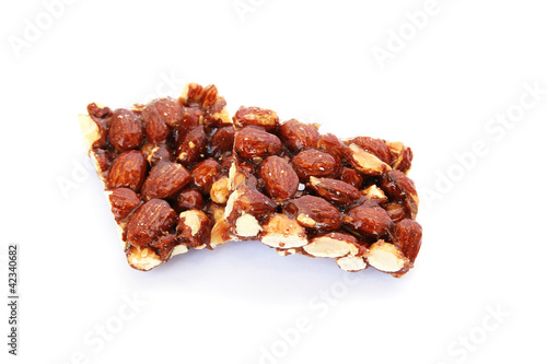 Candy with almonds