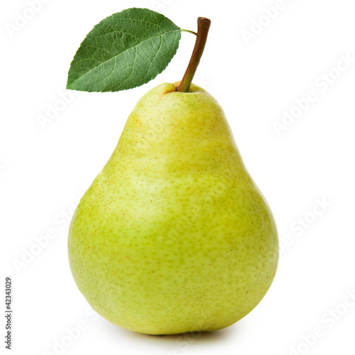 Obraz na plátně pears isolated on white background