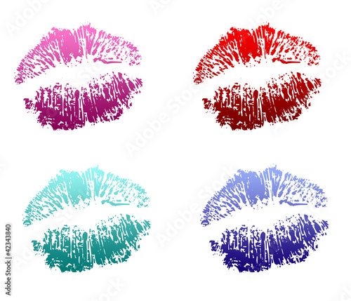 Maquillage de lèvres photo