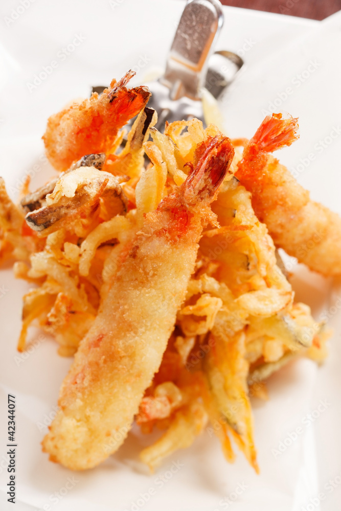 Japanese Cuisine - Tempura Shrimps Japanese Cuisine - Tempura Shrimps