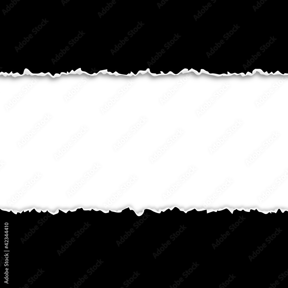 aufgerissenes Papier mit Textfreiraum aufgerissenes Papier mit Textfreiraum