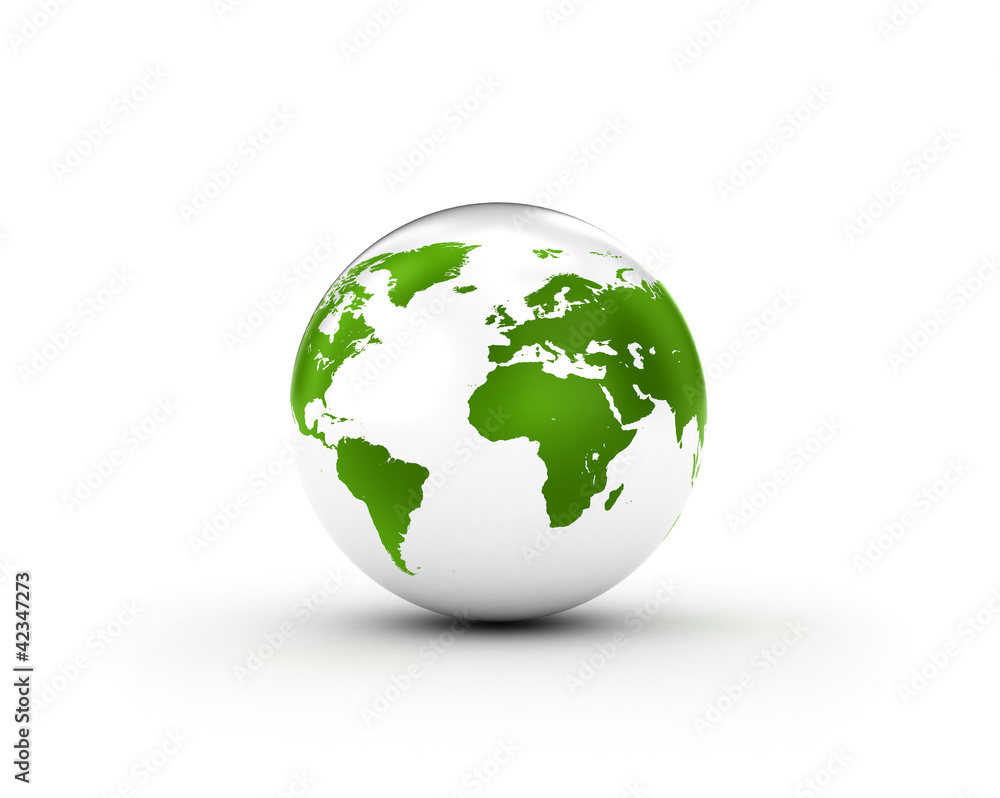 Green world globe Green world globe