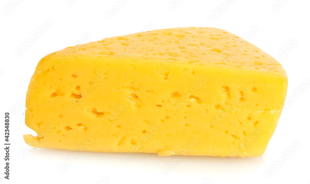 tasty cheese isolated on white tasty cheese isolated on white