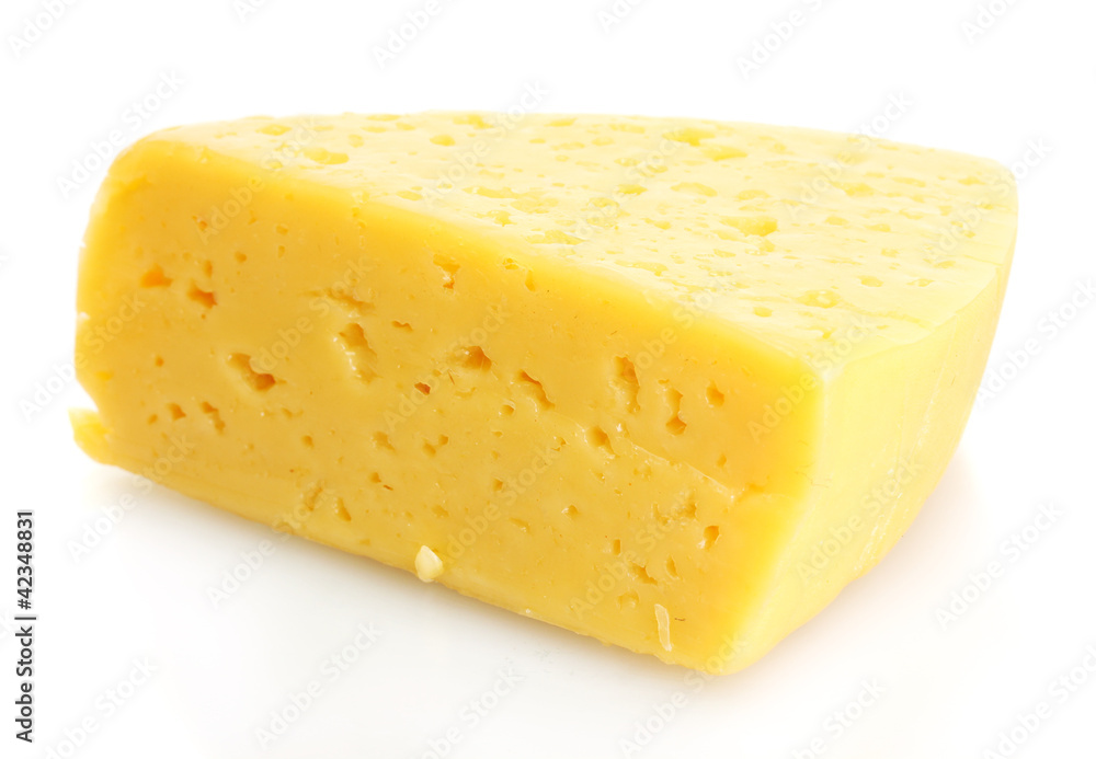 tasty cheese isolated on white tasty cheese isolated on white
