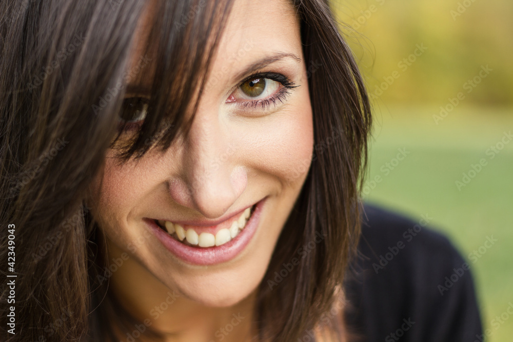 portrait of a cute woman portrait of a cute woman