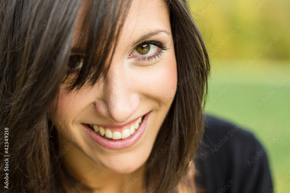 portrait of a cute woman portrait of a cute woman