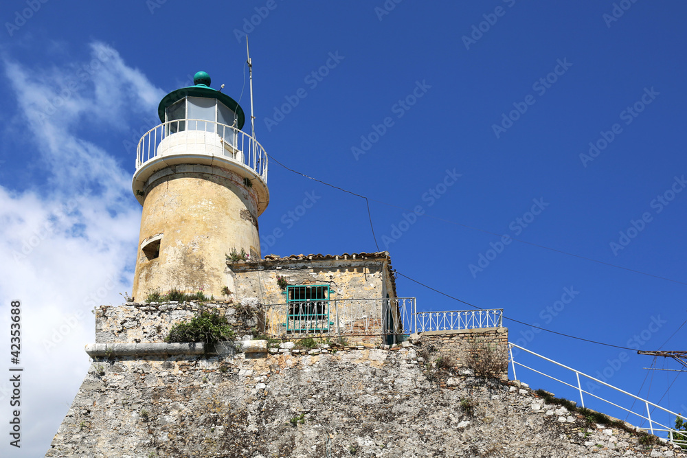 Leuchtturm Altes Fort Kerkyra Korfu