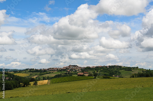 Vista sui paesini del Monferrato (Al)
